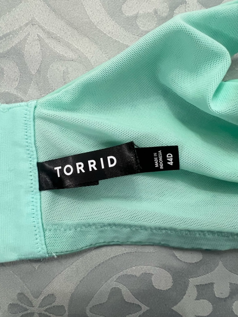 torrid Mint Green Polka Dot Plus size  Bra - Picture 3 of 5